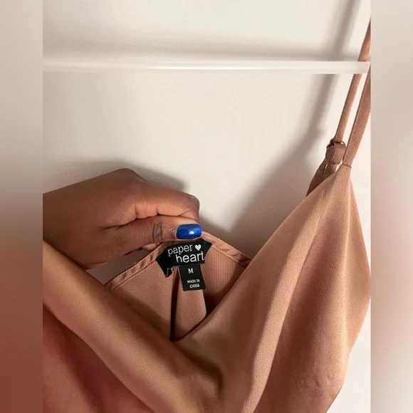 Champagne Slit Maxi Dress - Picture 5 of 5